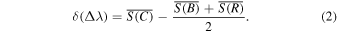 Equation (2)