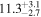 ${11.3}_{-2.7}^{+3.1}$