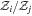 ${{ \mathcal Z }}_{i}/{{ \mathcal Z }}_{j}$