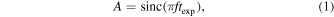Equation (1)