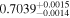 ${0.7039}_{-0.0014}^{+0.0015}$