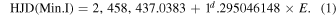 Equation (1)