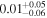 ${0.01}_{-0.06}^{+0.05}$