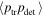 $\left\langle {p}_{\mathrm{tr}}{p}_{\det }\right\rangle $