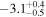 $-{3.1}_{-0.5}^{+0.4}$