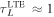 ${\tau }_{L}^{\mathrm{LTE}}\,\approx 1$