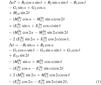 Equation (1)