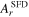 ${A}_{r}^{{\rm{SFD}}}$