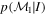$p({{ \mathcal M }}_{1}| I)$