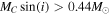 ${M}_{C}\sin (i)\gt 0.44{M}_{\odot }$