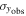 ${{\sigma }_{y}}_{{\rm{obs}}}$