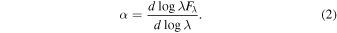 Equation (2)
