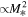 $\propto {M}_{* }^{2}$