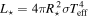${L}_{\star }=4\pi {R}_{\star }^{2}\sigma {T}_{\mathrm{eff}}^{4}$