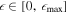 $\epsilon \in [0,{\epsilon }_{\max}]$
