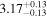 $3.1{7}_{-0.13}^{+0.13}$