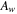 ${A}_{w}$