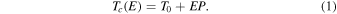 Equation (1)