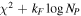 ${\chi }^{2}+{k}_{F}{\mathrm{log}}{N}_{P}$