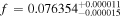 $f\,=0.07635{4}_{-0.000015}^{+0.000011}$