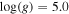 $\mathrm{log}(g)=5.0$