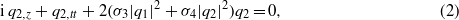 Equation (2)