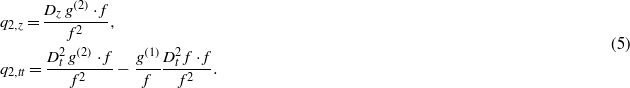 Equation (5)
