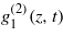 ${g}_{1}^{(2)}(z,t)$