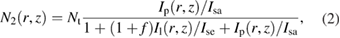 Equation (2)