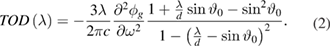 Equation (2)