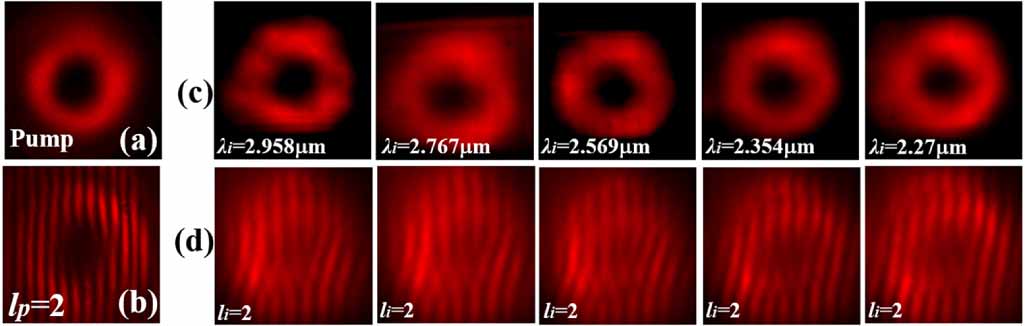 Tunable 2.3–3 μm optical vortex parametric laser - IOPscience