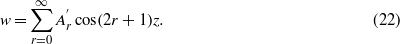 Equation (22)