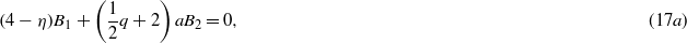 Equation (17a)