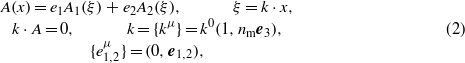 Equation (2)