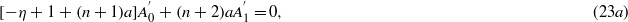Equation (23a)