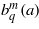 ${b}_{q}^{m}(a)$