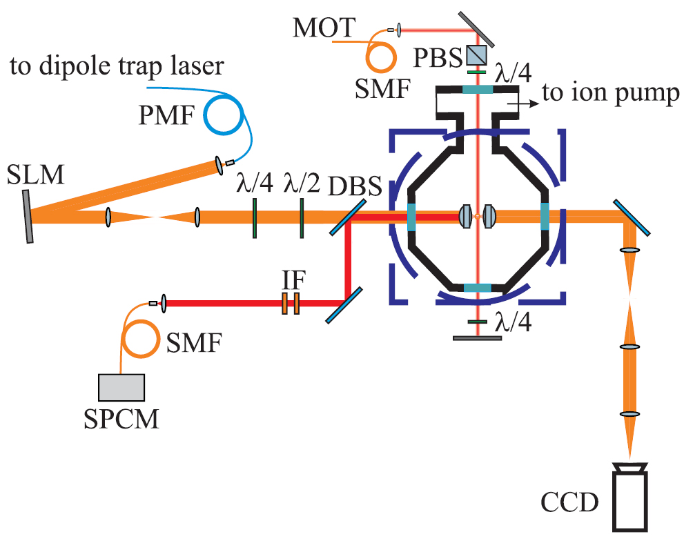 Single atom movement with dynamic holographic optical tweezers - IOPscience