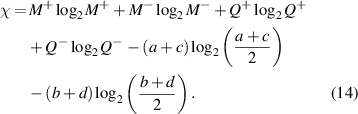 Equation (14)