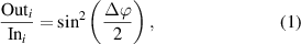 Equation (1)