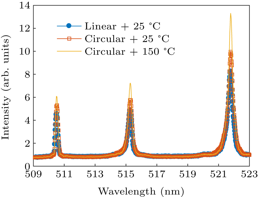 Femtosecond laser-induced Cu plasma spectra at different laser ...