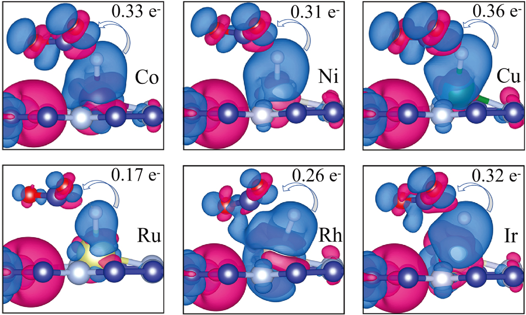 Transition metal anchored on C9N4 as a single-atom catalyst