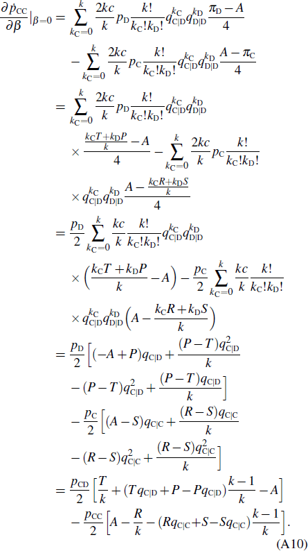 Evolutionary game dynamics of combining two different aspiration-driven ...