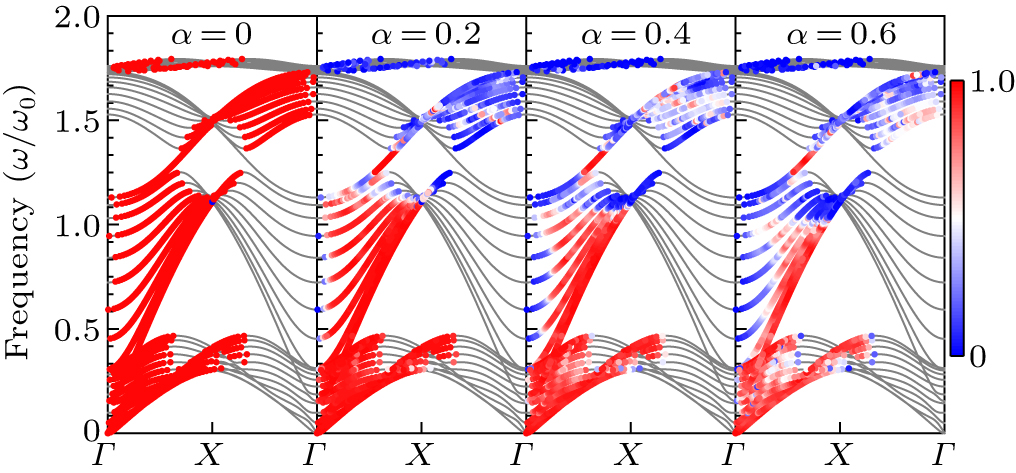 Local time reversal symmetry breaking induced attenuation and