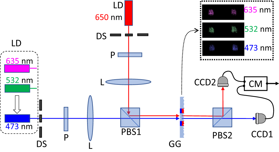 Second-order correlated interference with multi-wavelength thermal ...