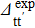 ${\varDelta }_{{{\rm{tt}}}^{\prime}}^{\exp }$