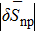 $\bar{|\delta {S}_{{\rm{np}}}|}$
