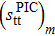 ${({s}_{{\rm{tt}}}^{{\rm{PIC}}})}_{m}$
