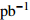 ${\rm{pb}}^{-1}$