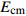 ${E}_{\rm cm}$