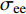 $ \sigma_{\rm ee} $